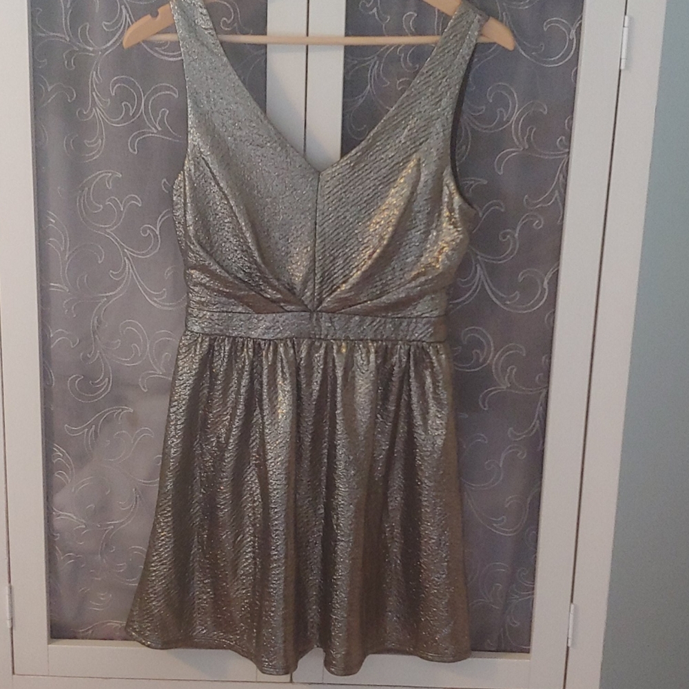 Gold dress